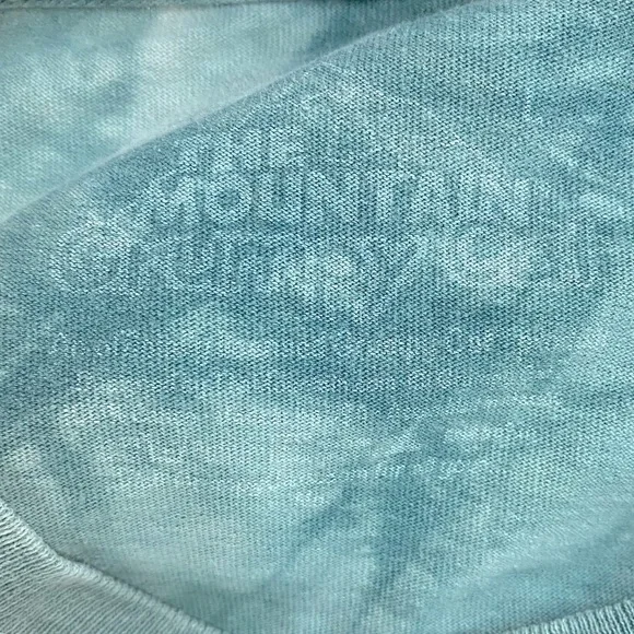 The Mountain Blue Tie Dye Grumpy Cat Graphic Tee T Shirt L - Picture 4 of 16